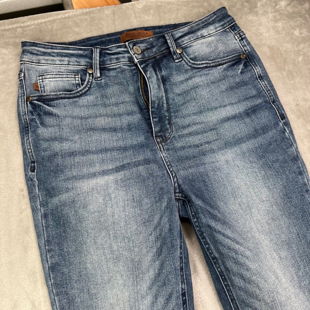 Judy Blue Skinny Fit Jeans Womens 9/29 Blue Medium Wash Stretch Denim - Picture 3 of 14